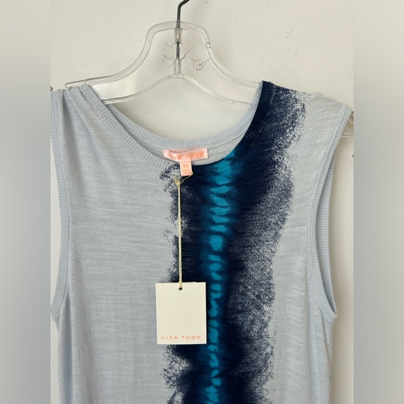 Lisa Todd Blue Design Maxi Dress - Picture 2 of 4